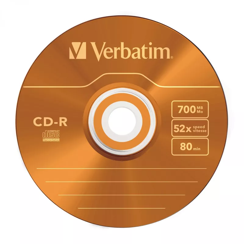 Verbatim CD-R AZO Colours 700 MB 48x 10 vnt.