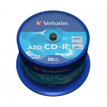 Verbatim CD-R AZO Crystal 700 MB 52x 50 vnt.