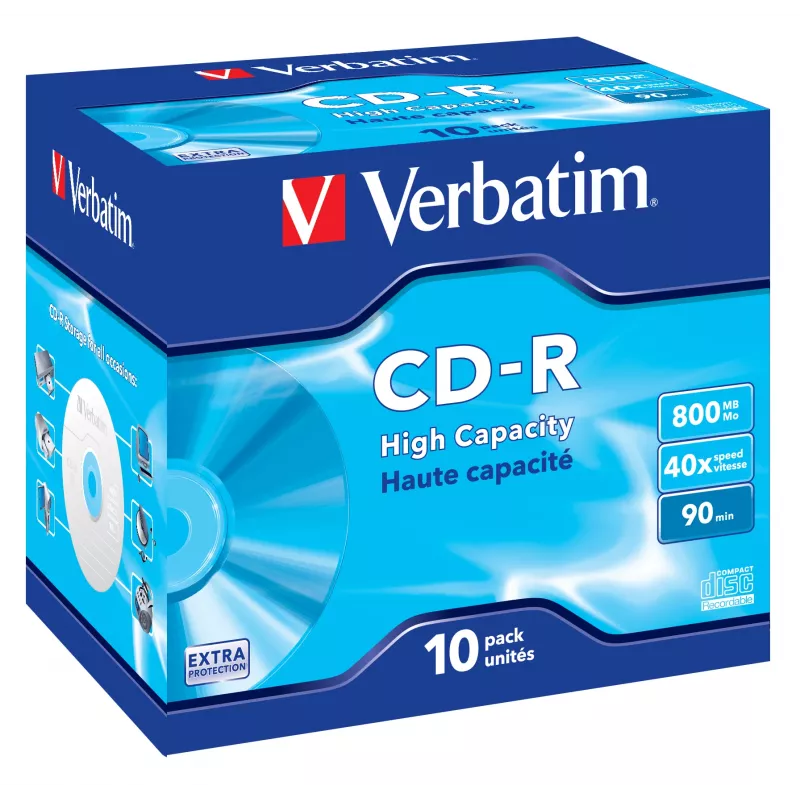 Verbatim CD-R High Capacity 800 MB 40x 10 vnt.