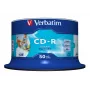 Verbatim CD-R AZO Wide Inkjet Printable no ID 700 MB 52x 50 vnt.