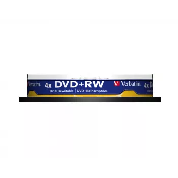 Verbatim DVD+RW Matt Sidabrinė 4.7 GB 10 vnt.