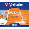 Verbatim 43521 tuščias DVD 4.7 GB DVD-R 10 vnt.