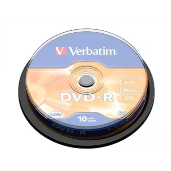 Verbatim DVD-R matinio sidabro 4,7 GB 10 vnt.