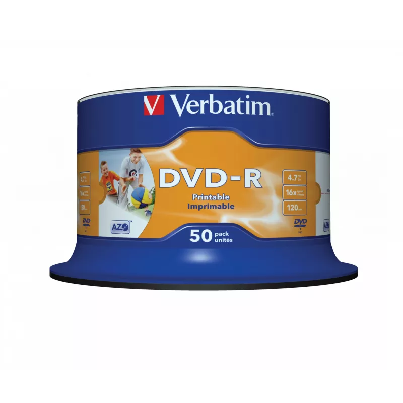 Verbatim 43533 tušti DVD 4,7 GB DVD-R 50 vnt.