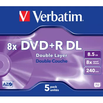 DVD+R DL Verbatim VB-DPD55JC 8,5 GB 5 vnt.