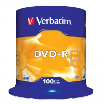 Verbatim DVD-R Matt Sidabrinė 4.7 GB 100 vnt.