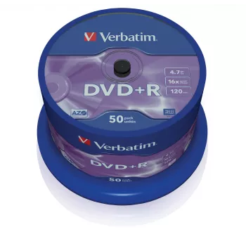 Verbatim VB-DPR47S3A, DVD+R, 120 mm, Verpstė, 50 vnt., 4,7 GB