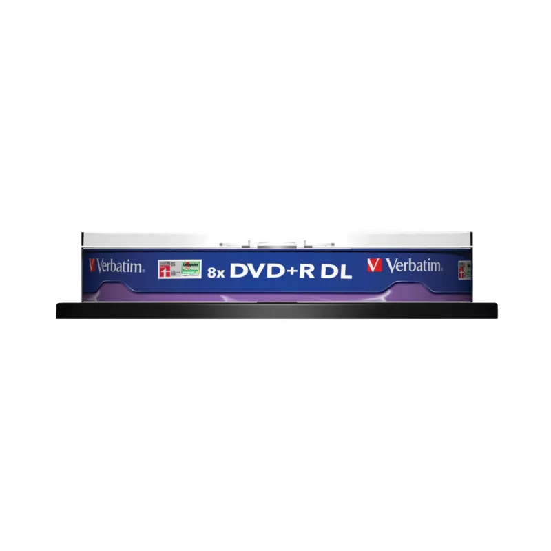Verbatim VB-DPD55S1, DVD+R DL, 120 mm, Verpstė, 10 vnt., 8,5 GB