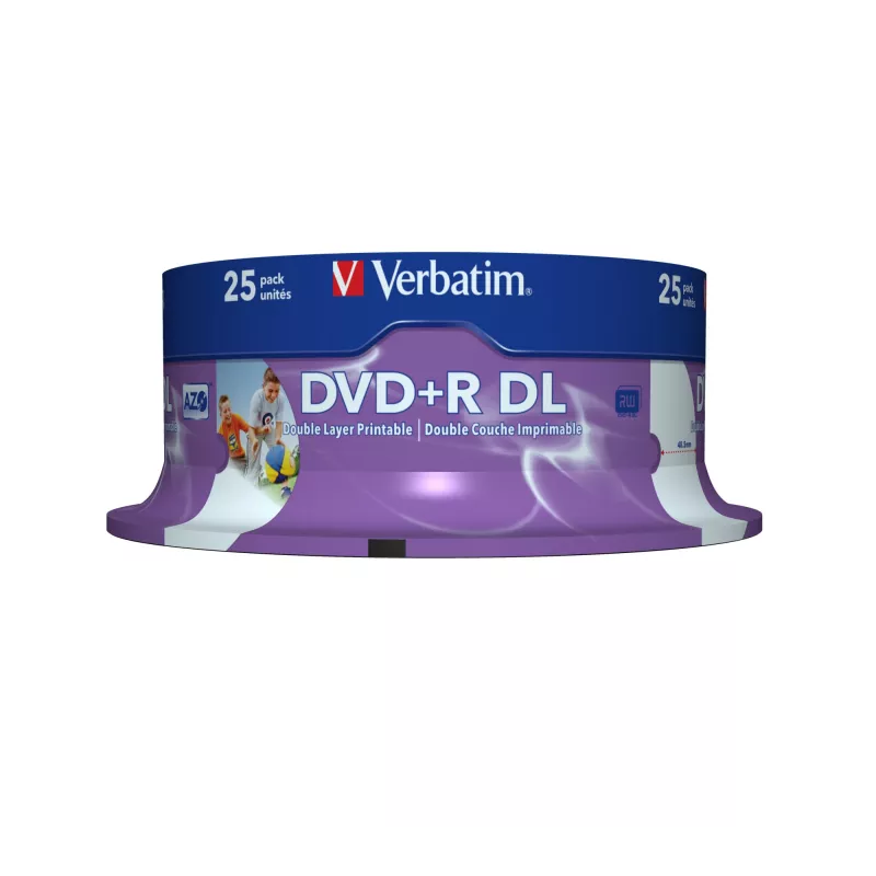 Verbatim 43667 tušti DVD 8,5 GB DVD+R DL 25 vnt.