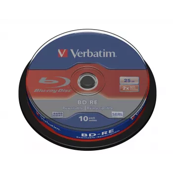“Verbatim BD-RE SL 25GB 2x 10 Pack Spindle 10 vnt.”