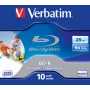 Verbatim BD-R SL 25GB 6x Printable 10 Pack Jewel Case 10 vnt.