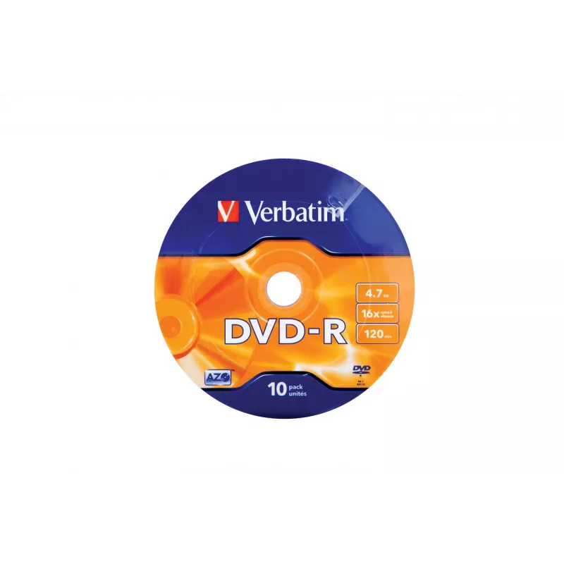 Verbatim DVD-R Matt Sidabrinė 16x 4,7 GB 10 vnt.