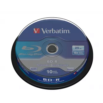 Verbatim BD-R SL 25GB 6 x 10 Pack Spindle 10 vnt.
