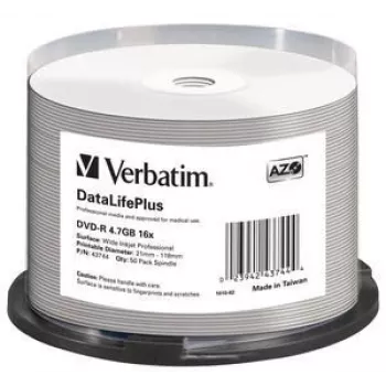 Verbatim DataLifePlus 4,7 GB DVD-R 50 vnt.