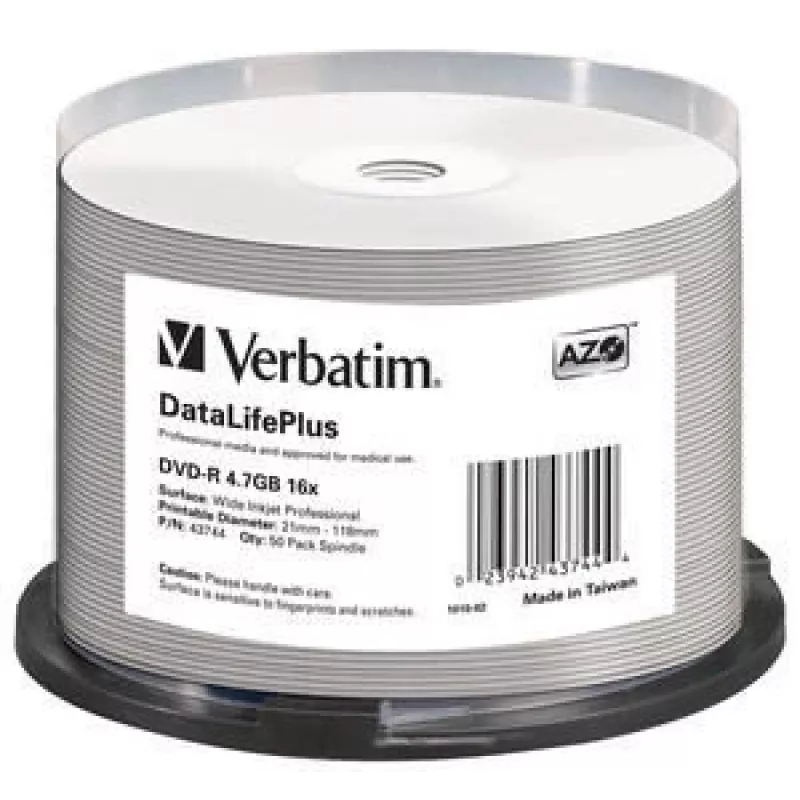 Verbatim DataLifePlus 4,7 GB DVD-R 50 vnt.