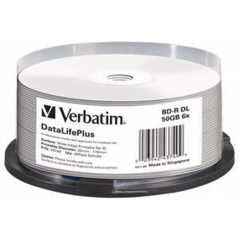 Verbatim DataLifePlus BD-R 50 GB 25 vnt.