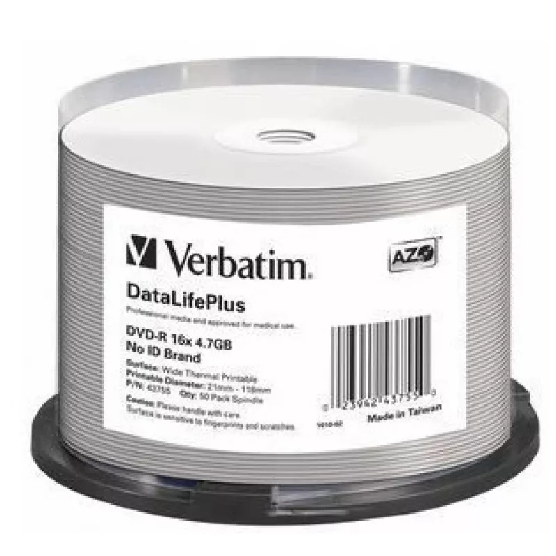 Verbatim DataLifePlus 4,7 GB DVD-R 50 vnt.