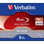 Verbatim BD-RE DL 50GB 2 x 5 Pack Jewel Case 5 vnt.