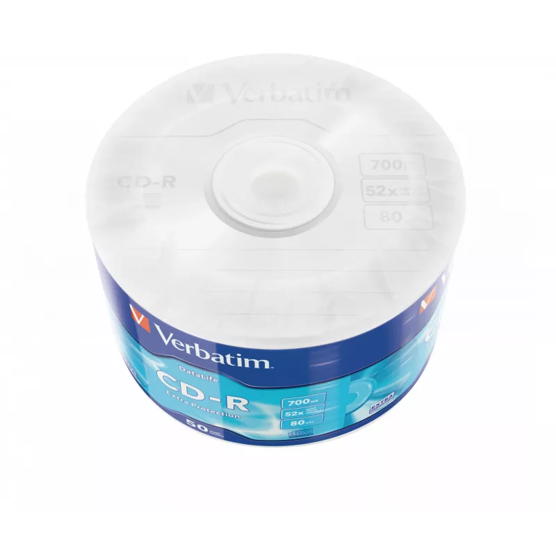 Verbatim CD-R Extra Protection 700 MB 52x 50 vnt.