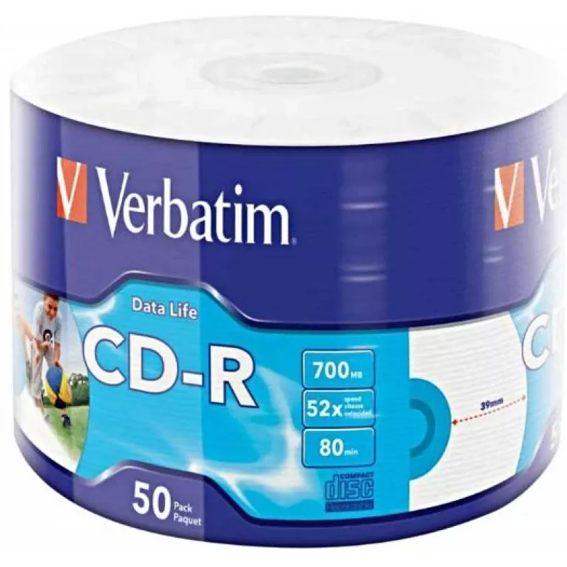 Verbatim 50x CD-R 700 MB 52x 50 vnt.