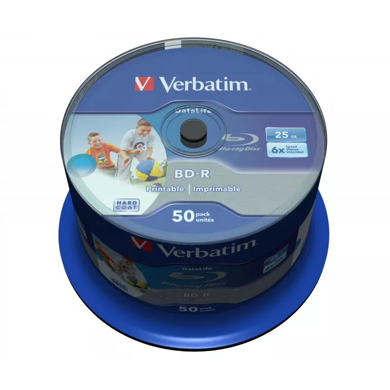 Verbatim 43812 tuščias Blu-Ray diskas BD-R 25 GB 50 vnt.