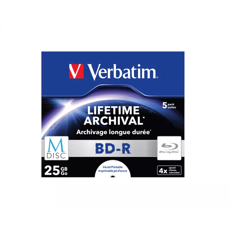 Verbatim M-Disc 4x BD-R 25 GB 5 vnt.