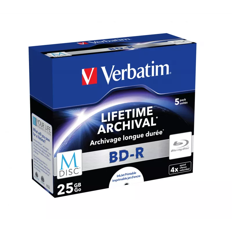 Verbatim M-Disc 4x BD-R 25 GB 5 vnt.