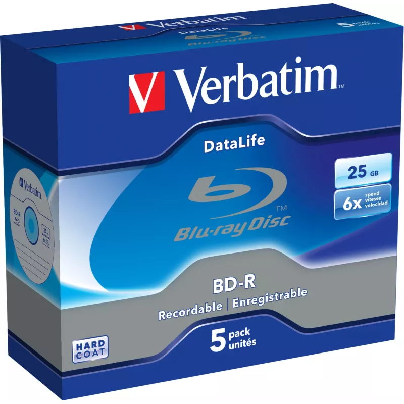 Verbatim DataLife 6x BD-R 25 GB 5 vnt.