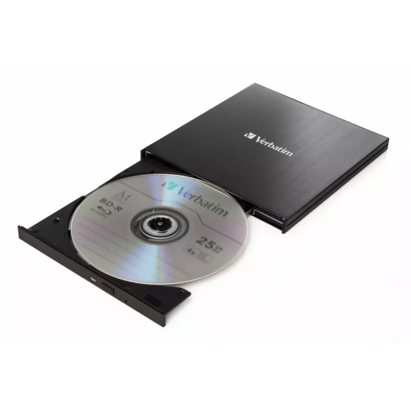 Verbatim 43889 optinis diskasukis „Blu-Ray RW“ juodos spalvos