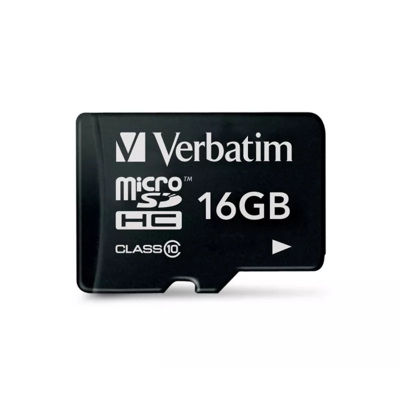 MicroSDHC Verbatim Premium 16 GB Class 10 juoda 44010