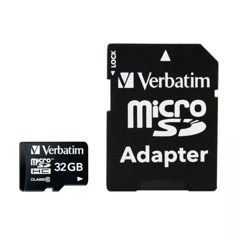 “Flash” atmintis Verbatim Premium 32GB MicroSDHC Class 10 44083