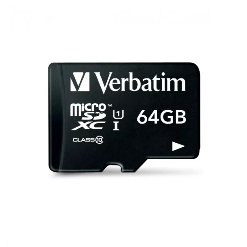 Flash atmintis Verbatim Premium 64GB MicroSDXC Class 10