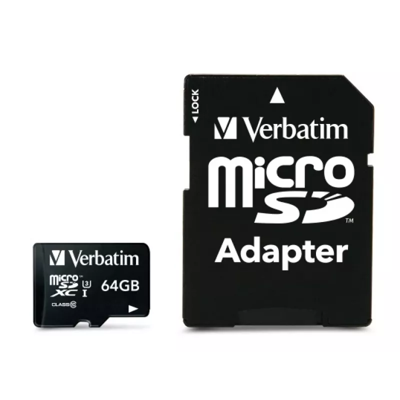 Verbatim Pro 64 GB MicroSDXC UHS Class 10