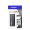 Verbatim Vx500 išorinis SSD USB 3.1 Gen 2 240GB, 240 GB, USB Type-C, 3.2 Gen 2 (3.1 Gen 2), 500 MB/s, sidabrinis