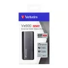 „Verbatim Vx500“ išorinis SSD USB 3.1 Gen 2 480 GB, 480 GB, USB Type-C, 3.2 Gen 2 (3.1 Gen 2), 500 MB/s, sidabrinis