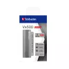 Verbatim Vx500 1 TB USB Type-C 3.2 Gen 2 (3.1 Gen 2) Sidabrinis