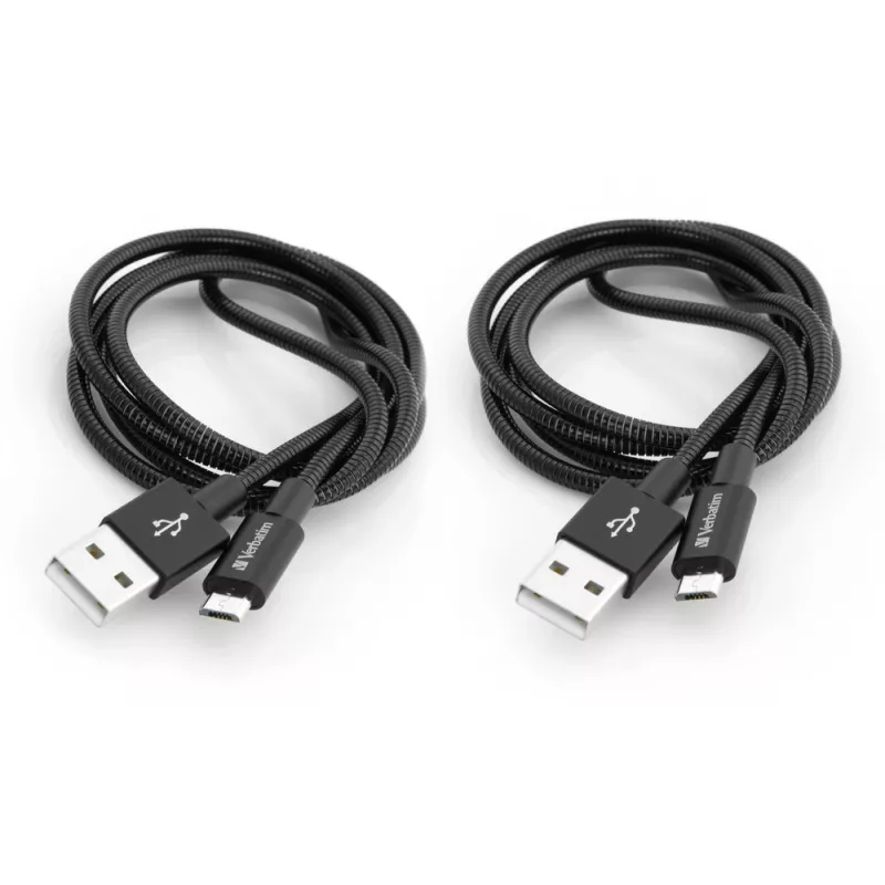 Verbatim 48874 USB laidas USB 3.2 Gen 1 (3.1 Gen 1) 1 m Micro-USB A USB A Juoda