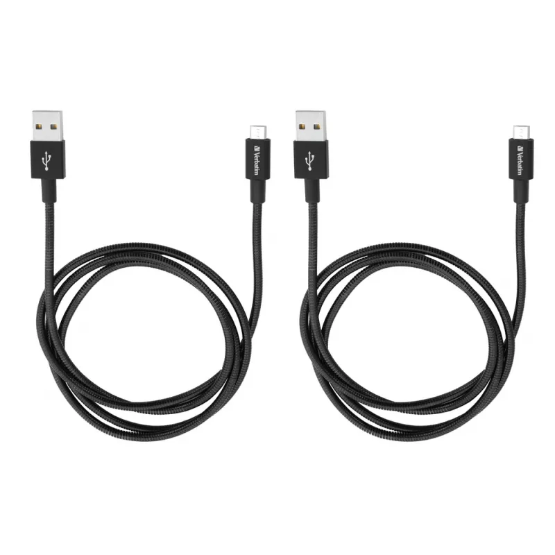 Verbatim 48874 USB laidas USB 3.2 Gen 1 (3.1 Gen 1) 1 m Micro-USB A USB A Juoda