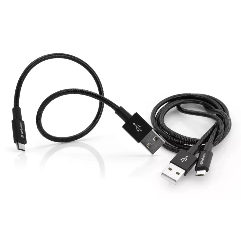Verbatim 48875 USB laidas USB 3.2 Gen 1 (3.1 Gen 1) 1 m Micro-USB A USB A Juodas