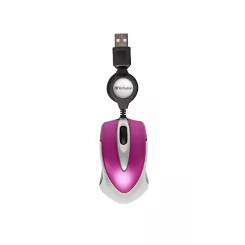 Verbatim Go Mini pelė, biuro, USB Type-A, optinė, 1000 DPI