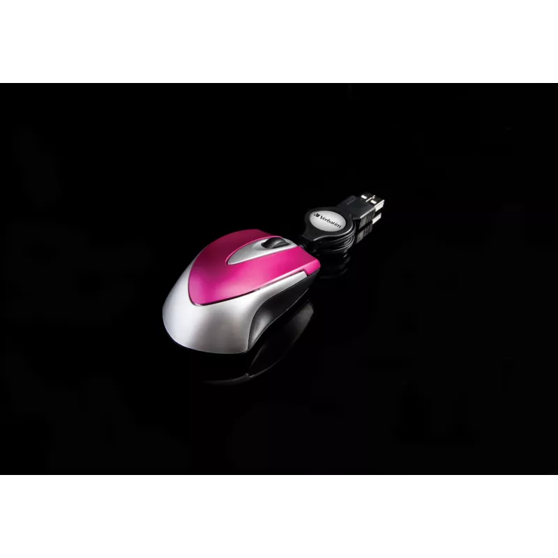 Verbatim Go Mini pelė, biuro, USB Type-A, optinė, 1000 DPI