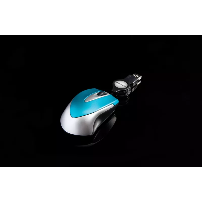 „Verbatim Go Mini“ pelė, biuro, abiem rankoms tinkama, USB Type-A, optinė, 1000 DPI