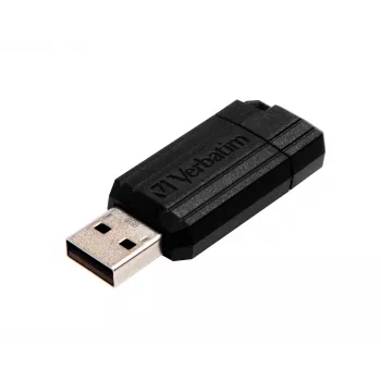 USB atmintinė Verbatim 8 GB USB Type-A PinStripe juoda