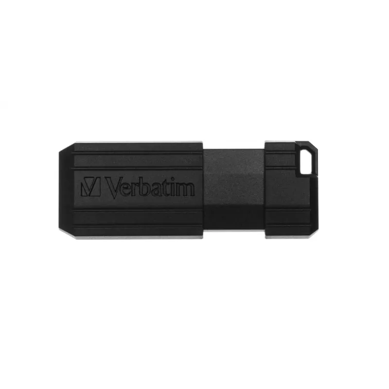 USB atmintinė Verbatim 8 GB USB Type-A PinStripe juoda