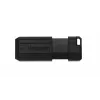 Verbatim PinStripe - USB atmintinė 64 GB - Juoda, 64 GB, USB Type-A, 2.0, 10 MB/s, stumdoma, juoda