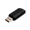 Verbatim PinStripe - USB atmintinė 128 GB - juoda