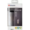 Verbatim 49140 nešiojamojo kompiuterio dokas / prievadų daugiklis USB 3.2 Gen 1 (3.1 Gen 1) Type-C