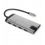 Verbatim 49142 nešiojamojo kompiuterio dokas / prievadų daugiklis USB 3.2 Gen 1 (3.1 Gen 1) Type-C, juoda, sidabrinė