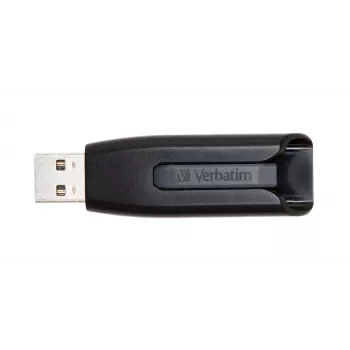 Verbatim V3 - USB 3.0 atmintinė 256 GB - Juoda, 256 GB, USB Type-A, 3.2 Gen 1 (3.1 Gen 1), Stumdoma, 10 g, Juoda
