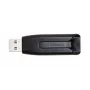 Verbatim V3 - USB 3.0 atmintinė 256 GB - Juoda, 256 GB, USB Type-A, 3.2 Gen 1 (3.1 Gen 1), Stumdoma, 10 g, Juoda